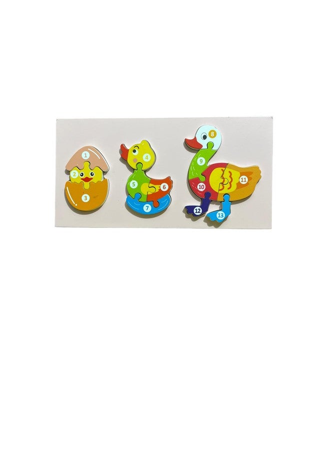 Kinder Creative Peg Number Ring Counting Set, Alphabet Abacus Learning Toy,Duck Life Cycle Jigsaw Puzzle, Educational Puzzle and Toys for Kids Pack of 3 - Image 5
